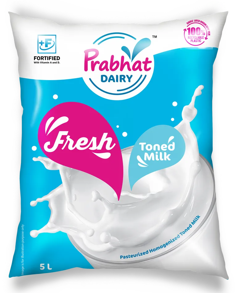 Prabhat Dairy Fresh Milk Pouch 5L
